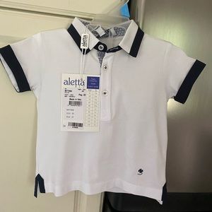 *NWT Adorable Aletta Baby Polo shirt- 6 months